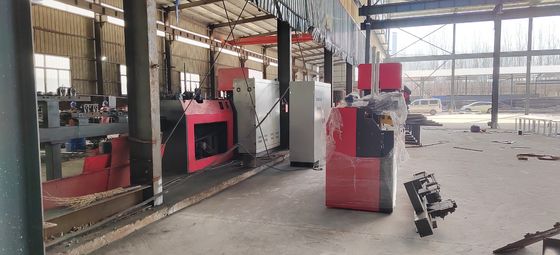 Touchscreen-gesteuerte Gitterstrahlschweißproduktionslinie mit Längenfehler von ± 5 mm/m